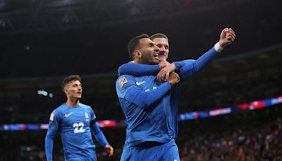 Greece pays tribute to George Baldock in famous win over England at Wembley