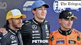 British drivers claim 1-2-3 as George Russell beats Lewis Hamilton to pole at Silverstone