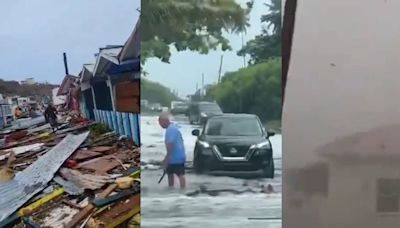 VIDEOS: Impactantes imágenes muestran la destrucción del huracán Beryl