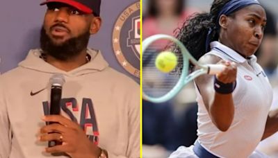 LeBron James had personal message for young athletes before USA flag honor