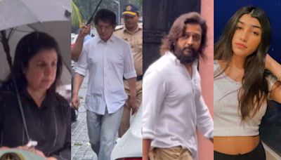 Tishaa Kumar funeral: Bhushan Kumar, Saiee Manjrekar, Riteish Deshmukh, Farah Khan, Sajid Nadiadwala and others arrive to pay their last respects