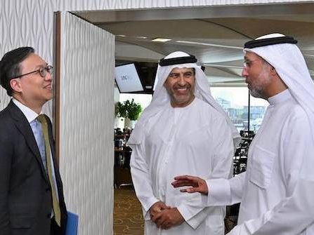 林定國訪迪拜國際仲裁中心 邀董事會主席10月來港參加活動