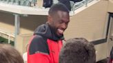 Tomori reacts to AC Milan supporter's X-rated Southgate chant