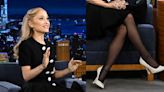 Ariana Grande Talks ‘Wicked’ and ‘Eternal Sunshine’ in Striking White Jimmy Choo Pumps on ‘The Tonight Show’