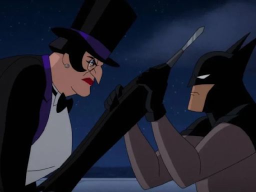 Bruce Timm says Batman: Caped Crusader gender-flipped The Penguin as Batman had "a lack of good villains" and he wanted more female ones