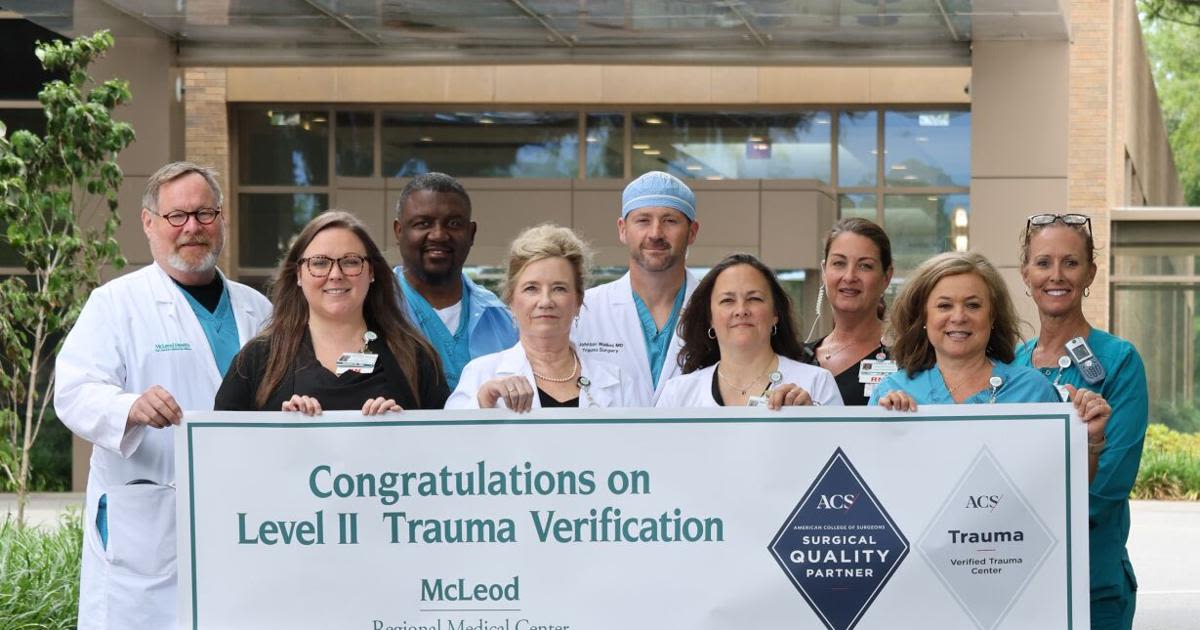 McLeod Regional Medical Center now a Level II Trauma Center