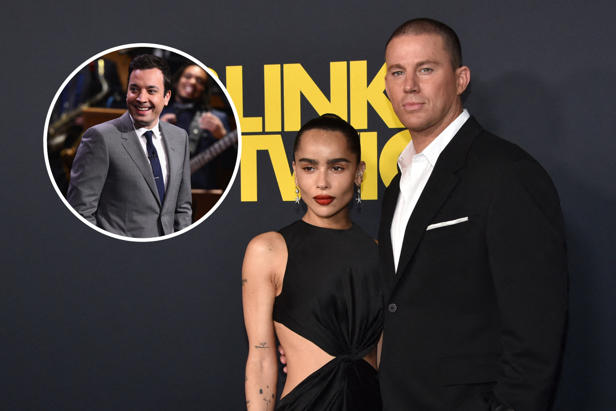 Channing Tatum's Zoë Kravitz comment interrupts Jimmy Fallon interview