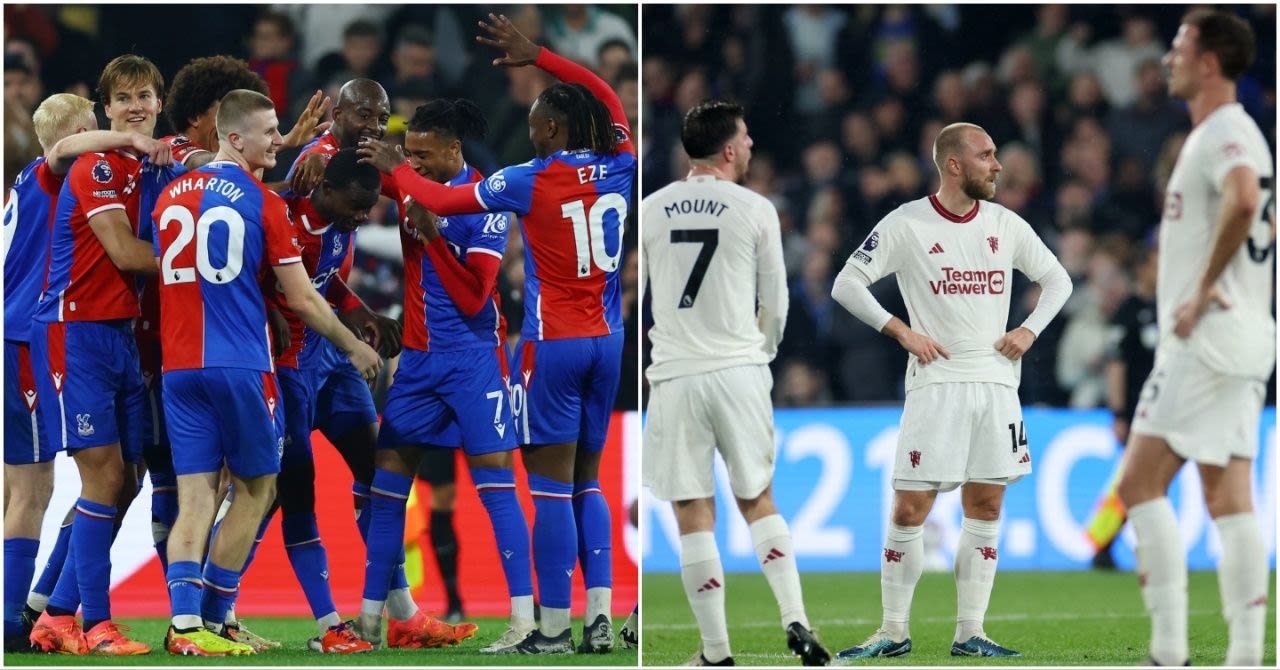 Crystal Palace 4-0 Man Utd: player ratings and match highlights