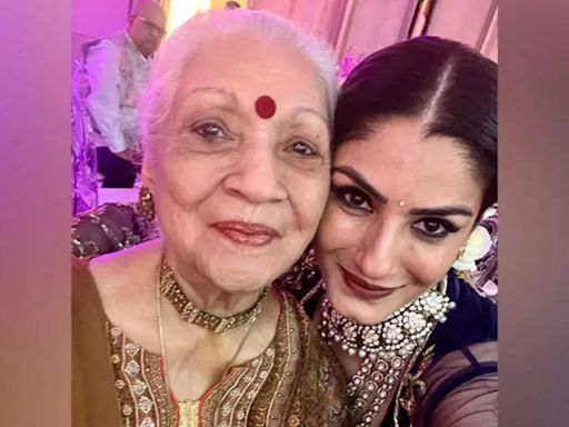 Mother's Day: Raveena Tandon gives a shout out to "ladies who shaped her life" | - Times of India