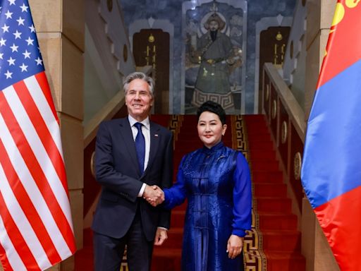 Blinken hails closer ties with Mongolia in rare visit