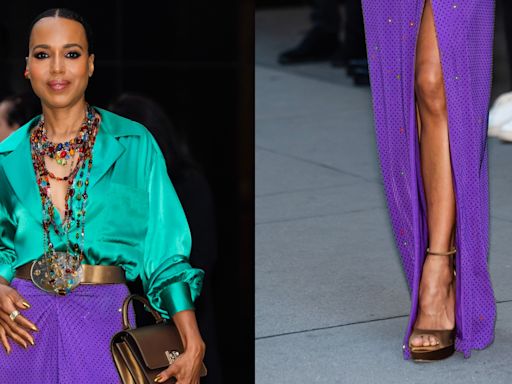 Kerry Washington Steps Out in Jimmy Choo for Ralph Lauren’s Fall 2024 Show