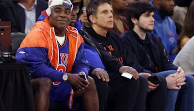 Tracy Morgan and Ben Stiller were as angry as all Knicks fans after the incredible Tyrese Maxey shot