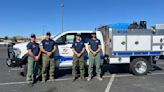 Bullhead City Fire Department personnel dispatched to wildfire east of Phoenix