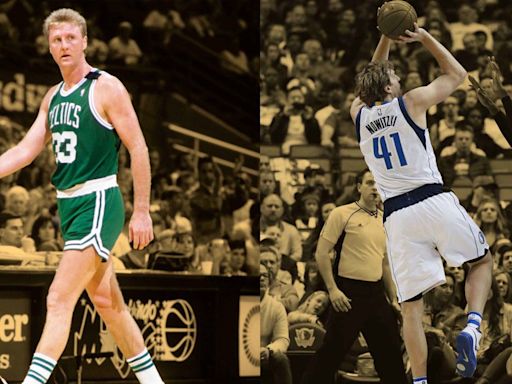 Kareem Abdul-Jabbar on why Larry Bird was better than Dirk Nowitzki: "Larry knew where to be on the court to be the most effective for his team"