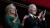 Biden is spending most of the week raising money at events with James Taylor and Steven Spielberg
