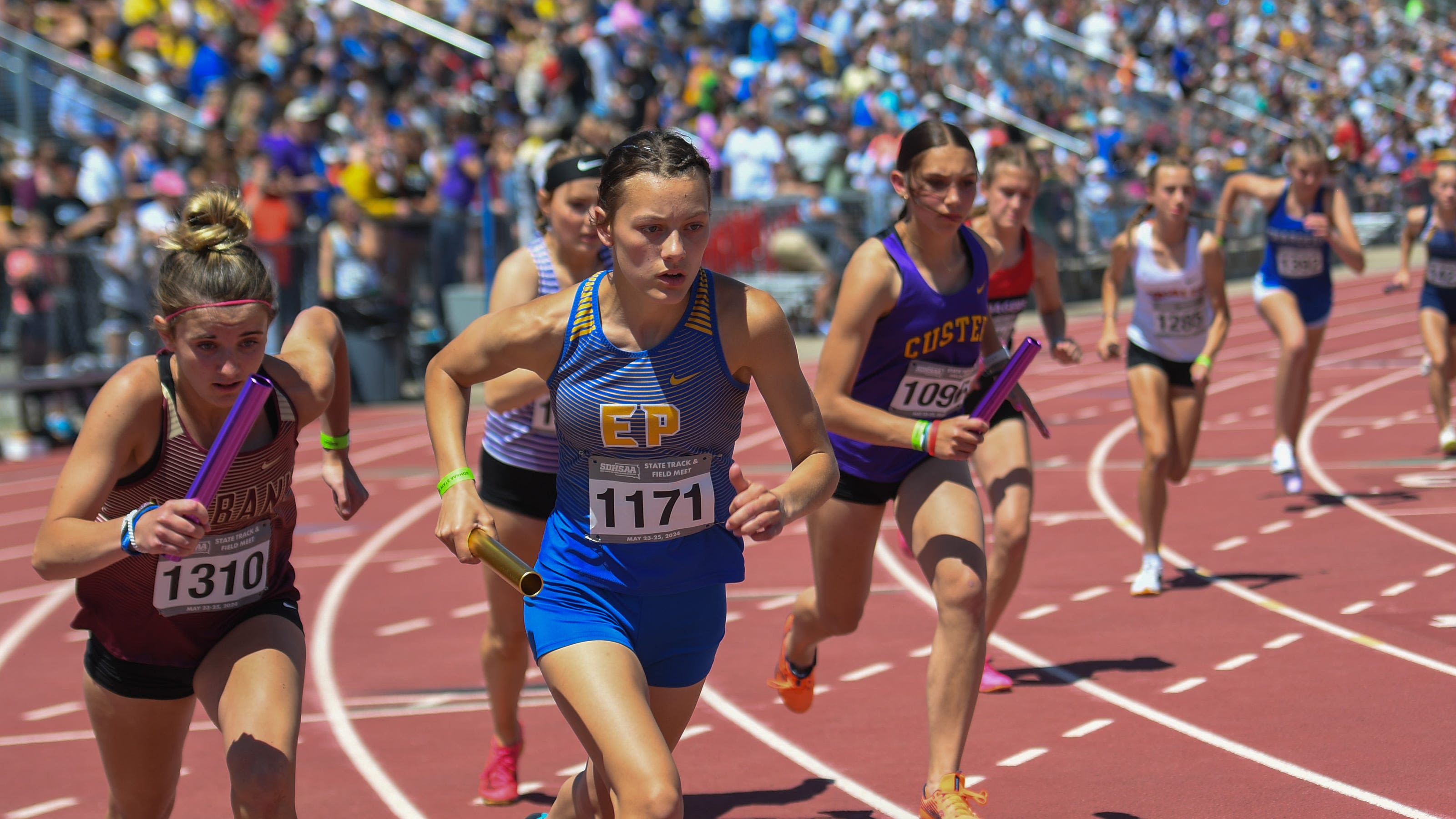 Thursday results from the South Dakota high school state high school track and field meet