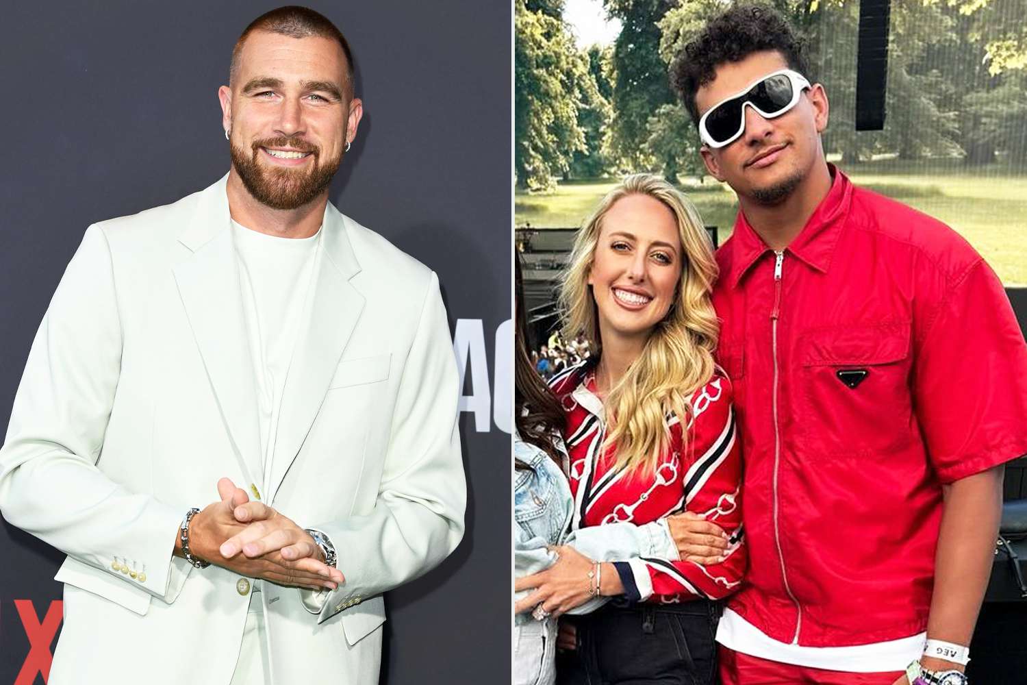 Travis Kelce Cheekily Praises Patrick Mahomes’ Designer Date-Night Outfit: ‘Patty Prada’