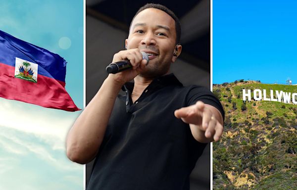 John Legend defends Haitian migrants in hometown of Springfield—as detractors point out he lives in L.A.