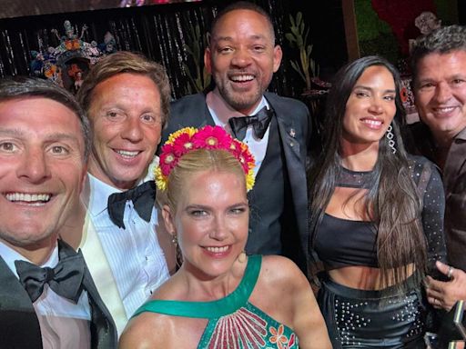 El glamour de Valeria Mazza en Marbella: fue la conductora de una gala de estrellas, se sacó una selfie con Will Smith y cantó con Carlos Vives