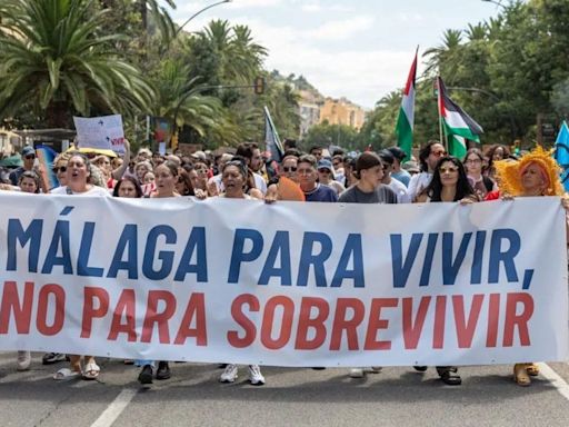 ‘A theme park for tourists’: Málaga locals protest city gentrification