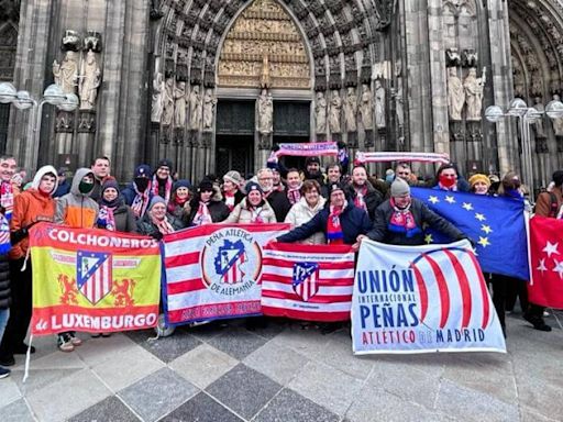 La Peña Atlética de Alemania se une a la 'Marea Roja' para animar ante Georgia