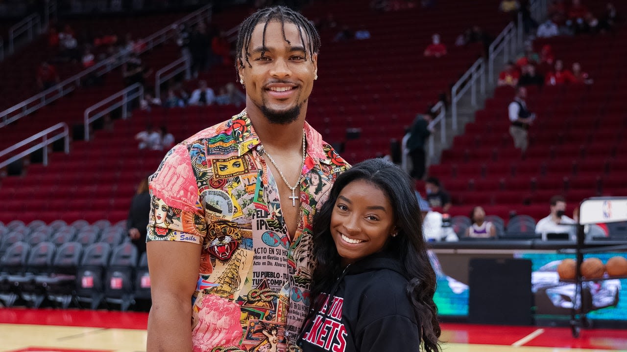 Simone Biles' Husband Jonathan Owens Reacts to 'Catch' Remark Backlash