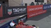 Charles Lecler perdió el control y chocó el Ferrari clásico de Niki Lauda