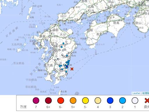 快訊／日本連2震！今晨發生規模4.5、規模4.3地震 多地有感