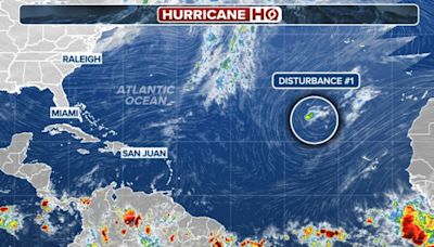 First hurricane seedling of 2024 being monitored by National Hurricane Center