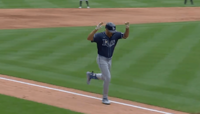 The Yankees broadcast was so unimpressed with Jose Siri's prolonged HR celebration while losing