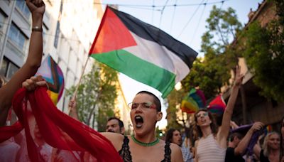 As LGBTQ+ Pride’s crescendo approaches, tensions over war in Gaza expose rifts