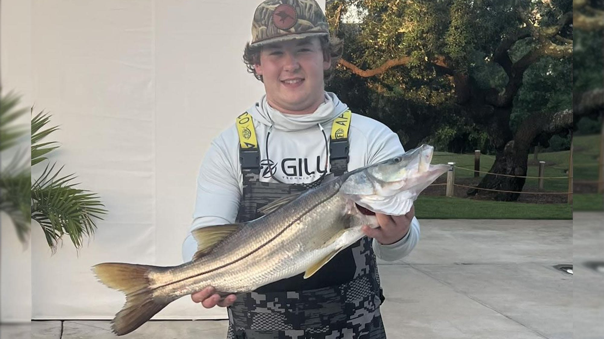 Alabama Teen Catches a Pending State-Record Snook After Getting His Lure Stuck in a Tree