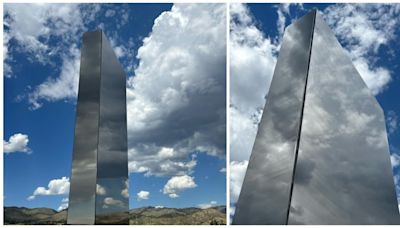 Shiny monolith mysteriously appears on dairy farm in Northern Colorado