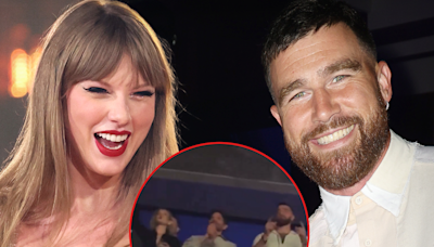 Travis Kelce Attends Taylor Swift's 'Eras' Tour Show with Gigi Hadid, Bradley Cooper