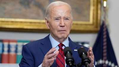 Biden respalda a estudiantes que protestan por guerra en Gaza... pero dice que ‘no hay derecho al caos’