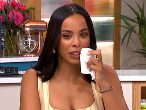 Rochelle Humes breaks down in tears live on This Morning