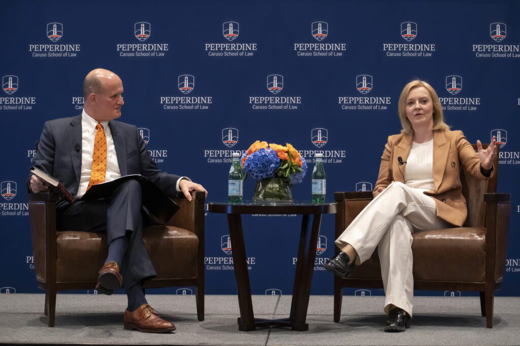 Former UK Prime Minister Liz Truss speaks at Pepperdine • The Malibu Times