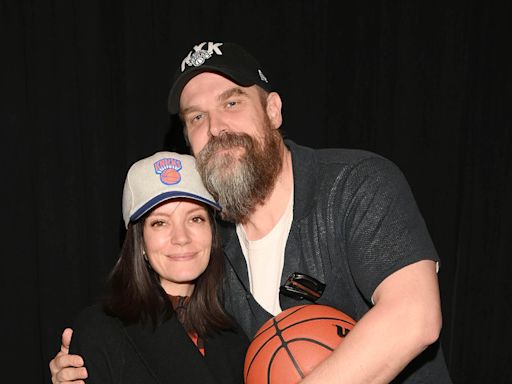 David Harbour opens up on being step-dad to wife Lily Allen's kids