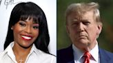 Azealia Banks calls Donald Trump "fat"