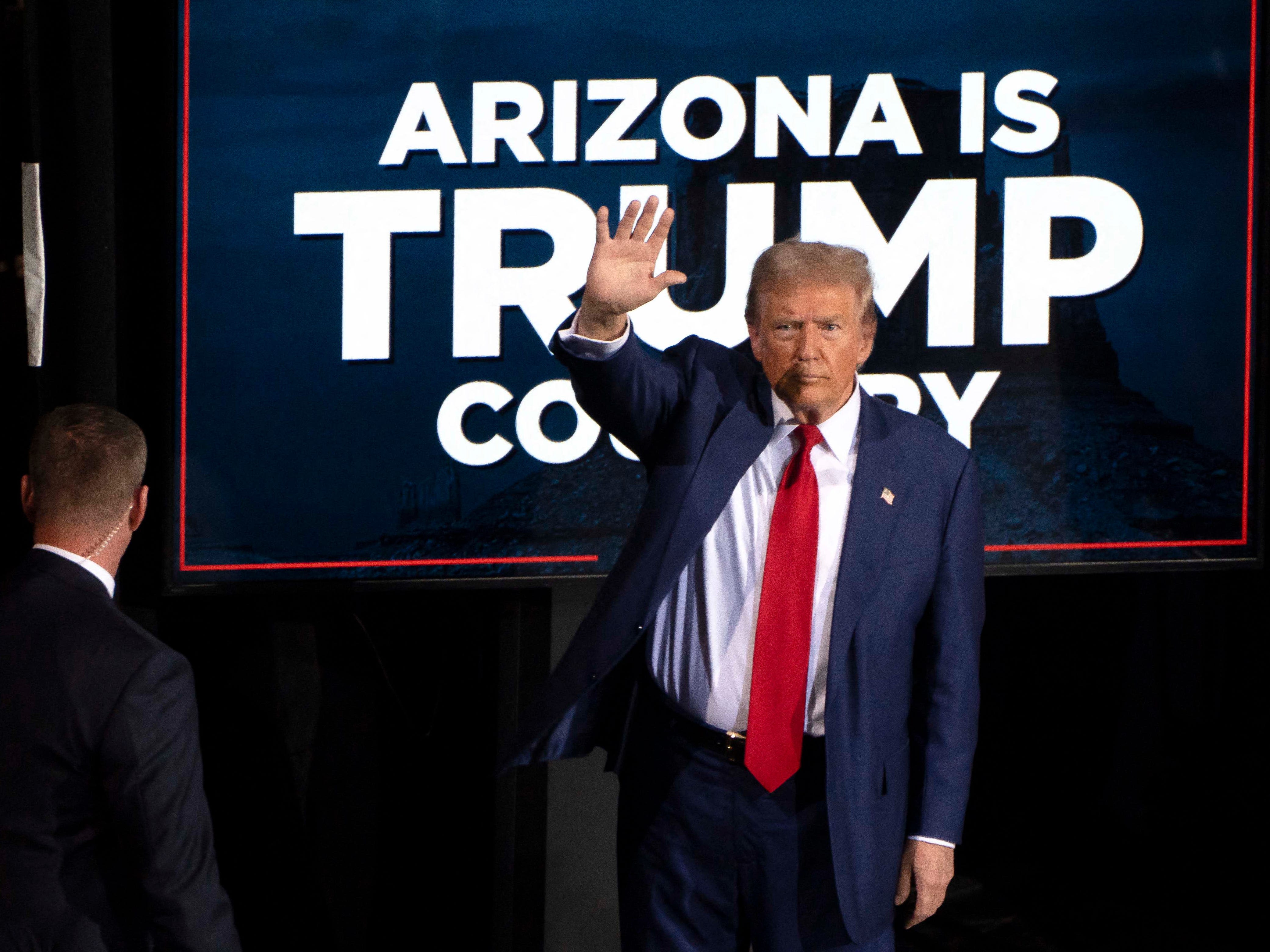 Trump had to front $145,000 to secure a rally space in Arizona amid reports he left an unpaid bill at the same venue in 2016