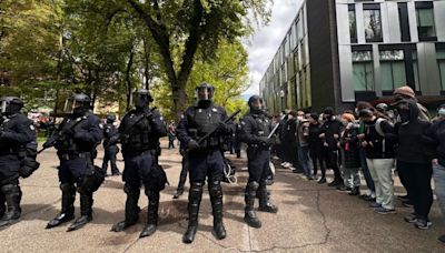 PHOTOS: Protesters take to Portland streets as PSU library occupation ends