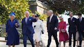 Charles and Camilla wish crowds ‘Happy Easter’ after church service at Windsor