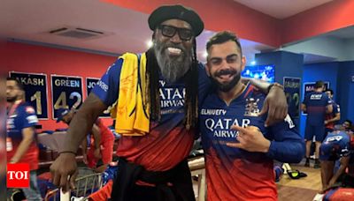'Long Live The King': Chris Gayle's special post for Virat Kohli after RCB enter playoffs | Cricket News - Times of India