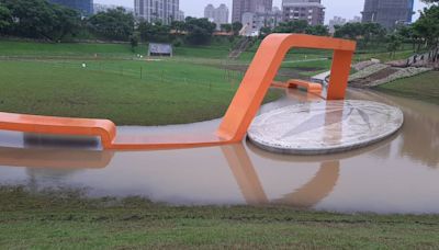 風禾公園變水庫？網笑「它正發揮本來該有的功用」 桃園養工處也證實