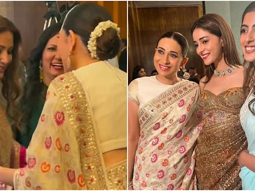 Navya Nanda poses with Ananya Panday, Karisma Kapoor; Hina Khan steals spotlight at awards night amid her cancer fight. See pics, videos