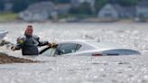 New Bedford police, fire respond to car that rolled into water at West Beach