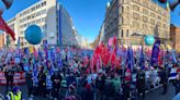 Thousands take to streets to back mass public sector strike in Northern Ireland
