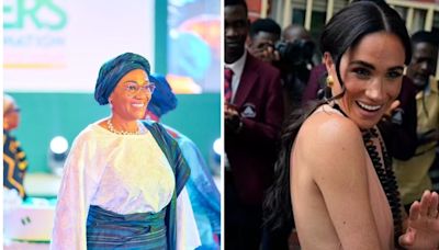 'Why did Meghan come here...': Nigeria’s First Lady appears to take brutal 'nakedness' & ‘Met Gala’ jibe at Duchess