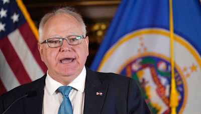 VP pick Walz to visit RI on Thursday for campaign fundraiser