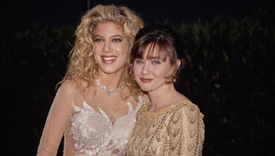 Tori Spelling Shares How Her Late Friend Shannen Doherty Encouraged Her To Join "DWTS"